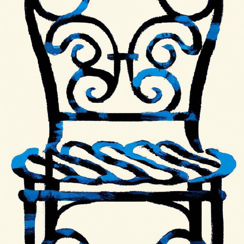 Arte com Stencil para suas cadeiras antigas