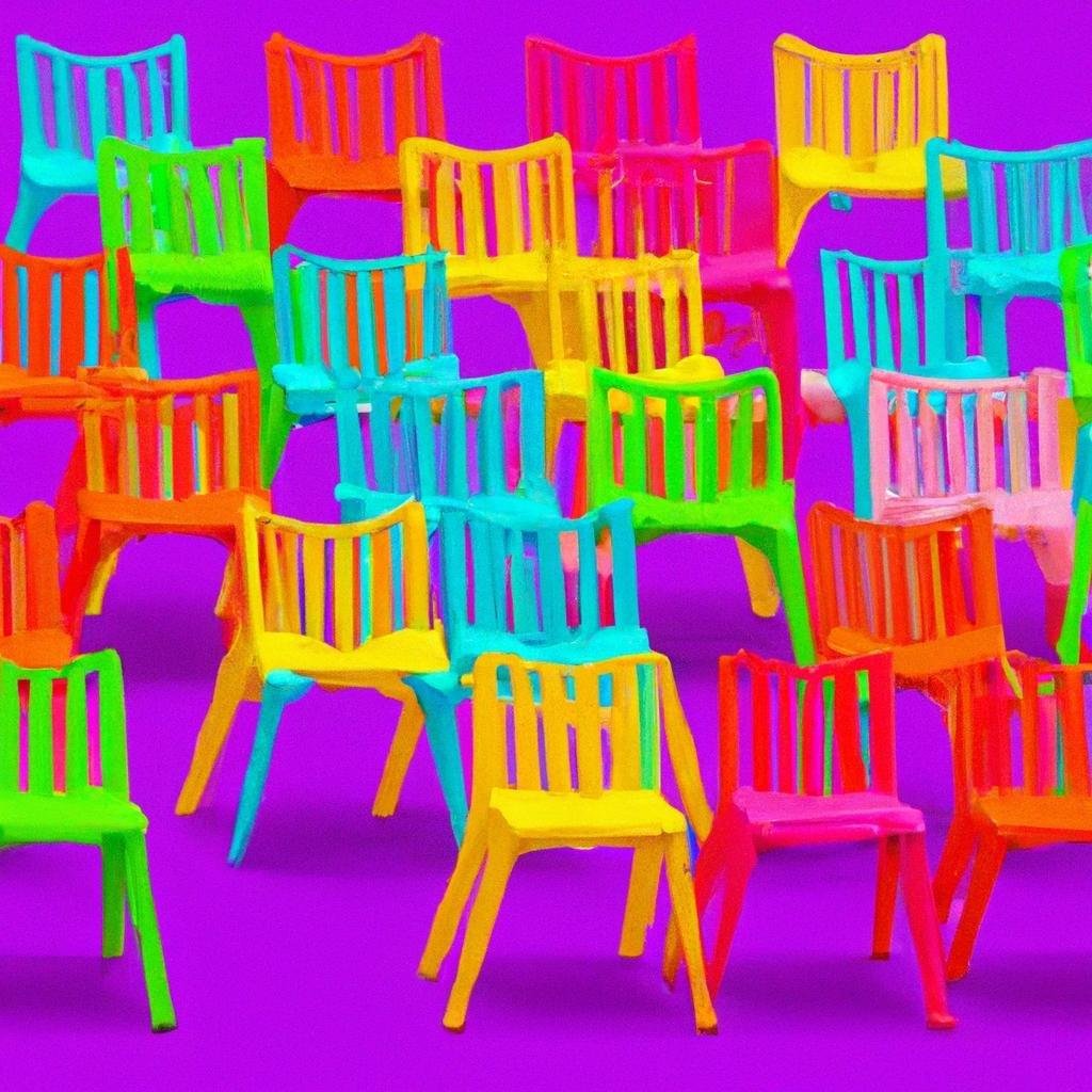 Estilo único: Patchwork em cadeiras minimalistas